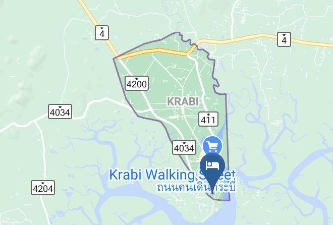 Mueang Krabi District - Dee Andaman Hotel Maps