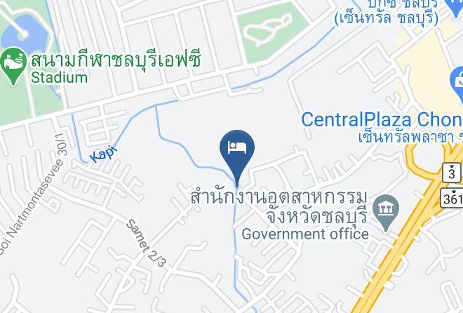 Mueang Chonburi District - Dee Jai Hotel Maps