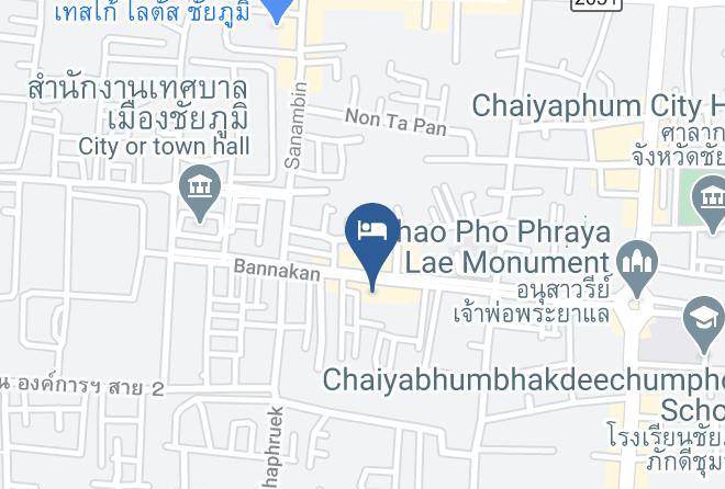 Amphoe Mueang Chaiyaphum - Dee Prom Hotel Maps