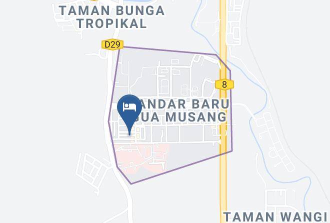 Gua Musang - Deena Hotel Maps