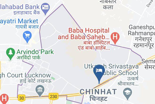 Lucknow - Deep Clarks Inn Lucknow Maps