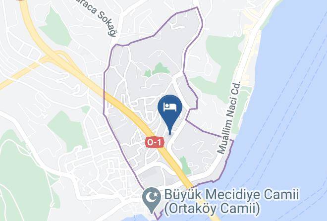 Deep Hotel Istanbul Map