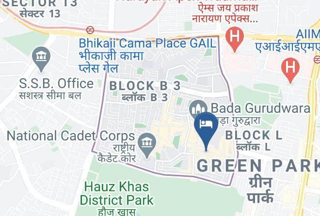 New Delhi - Deer Park Homestay Ii Maps