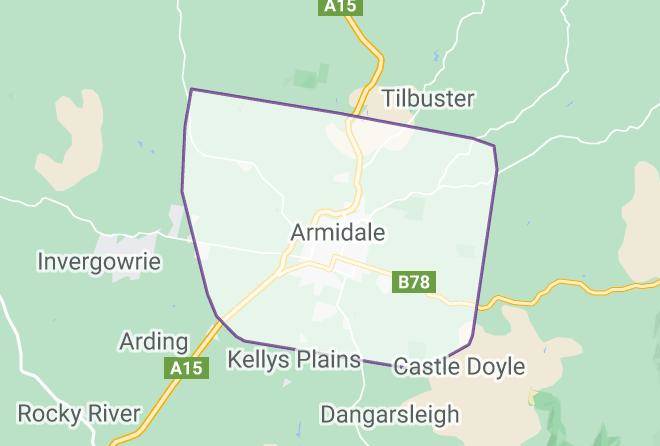 Armidale Regional - Deer Park Motor Inn Maps