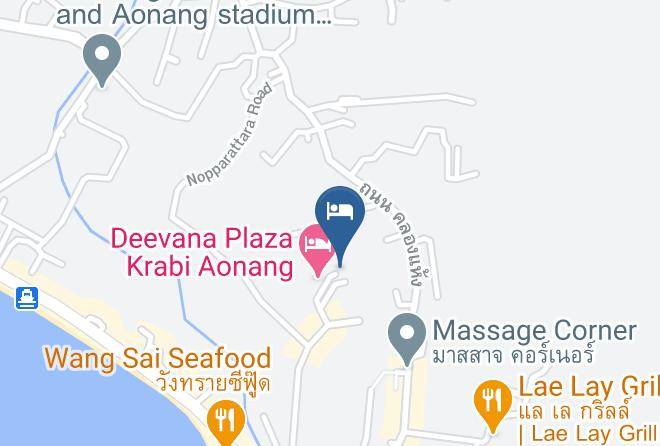 Mueang Krabi District - Deevana Krabi Resort Maps