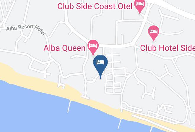 Manavgat - Defne Dream Otel Maps