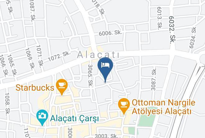 Cesme - Defne Ev Hotel Maps
