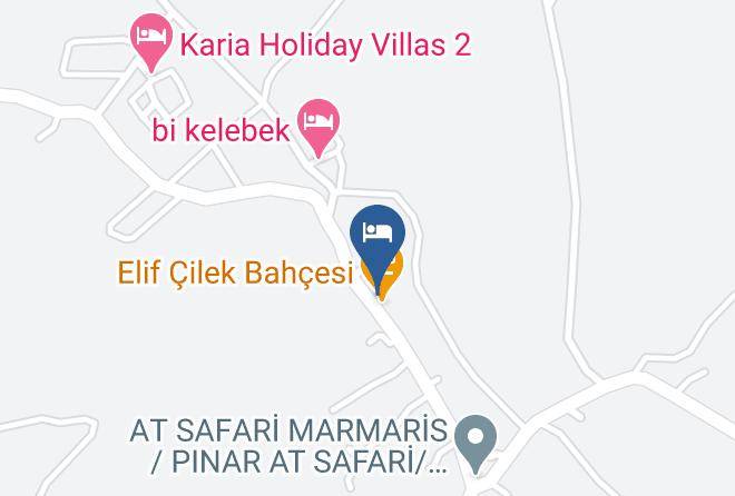 Mugla - Defne Hotel Maps