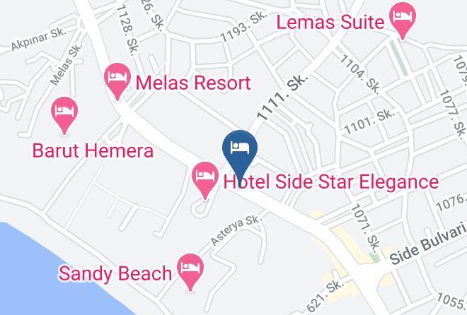 Manavgat - Defne Hotels Maps