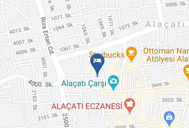 Cesme - Alacati Degirmen Otel Maps