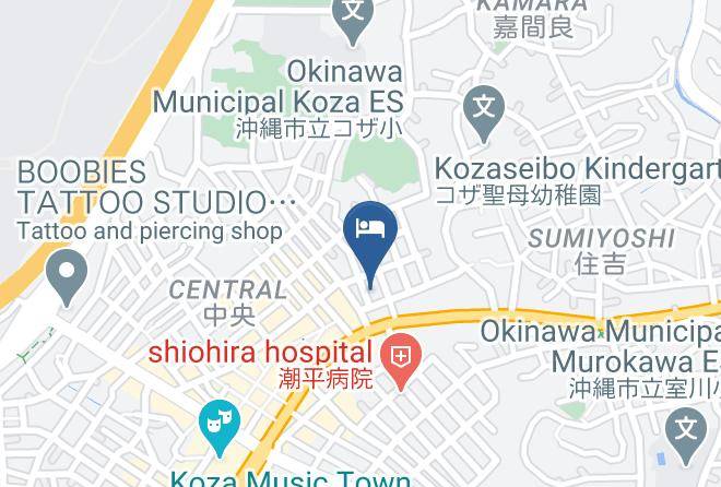 Okinawa City - Deigo Hotel Maps