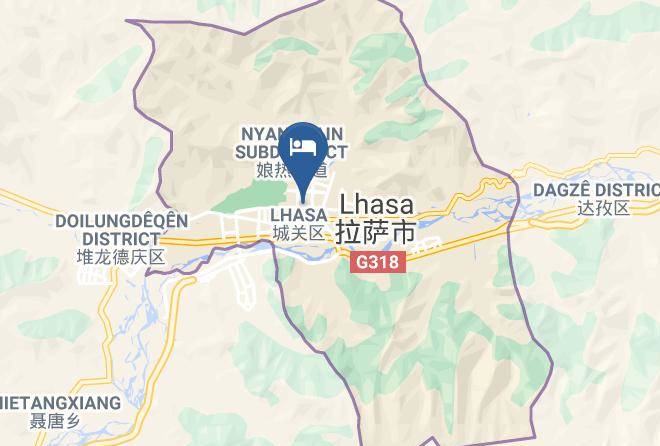 Lhasa - Deju Hotel Maps