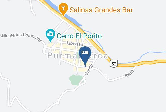 Tumbaya - Del Amauta Hosteria Maps