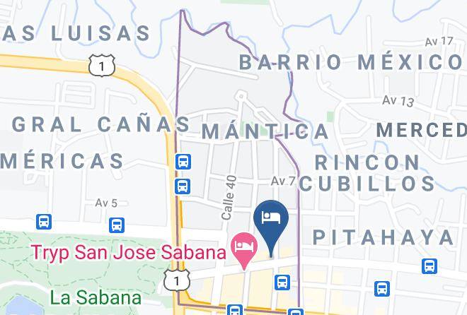 San Jose - Del Cafetalcr Maps