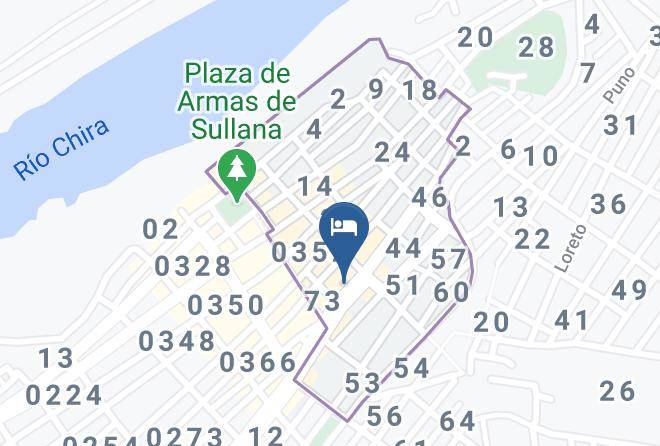 Sullana - Del Chira Hotel Maps