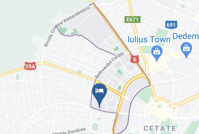 Timisoara - Del Corso Hotel Maps