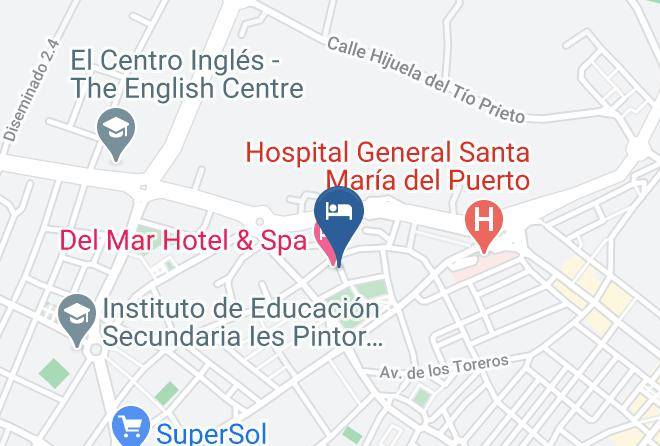 Del Mar Hotel & Spa Map