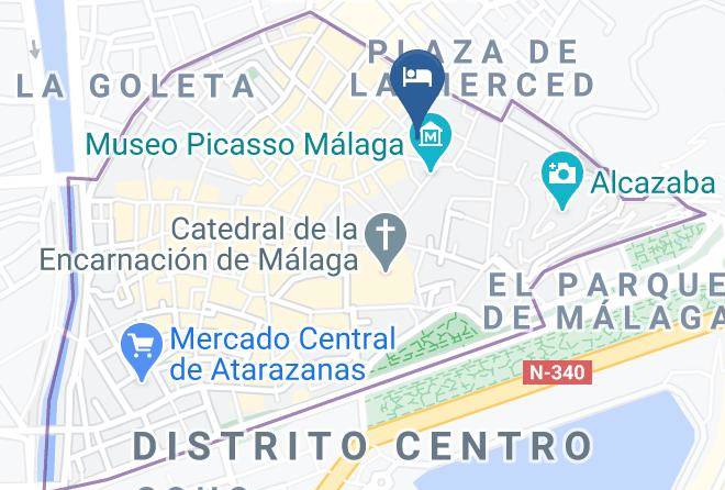 Malaga - Del Parque Flats Beatas Maps