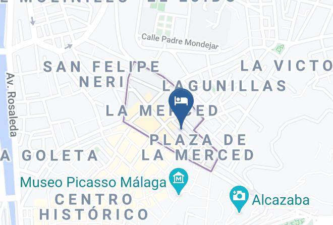 Malaga - Del Parque Flats Letran Maps