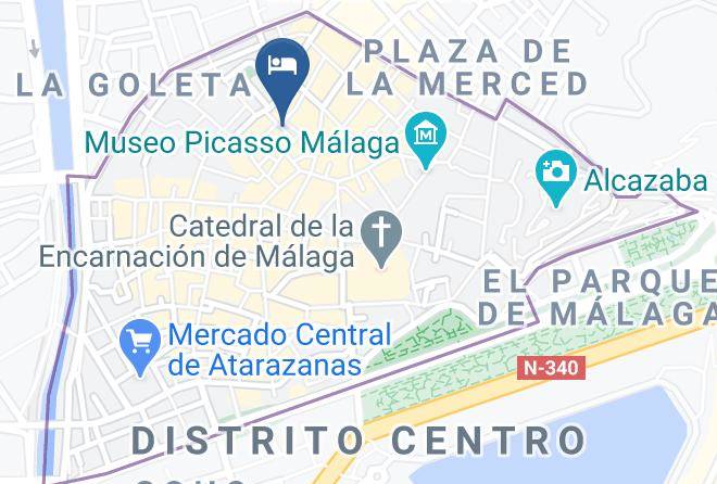 Malaga - Del Parque Flats Maestre Premium Maps