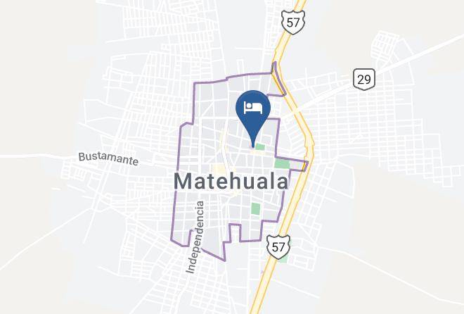 Matehuala - Del Parque Hotel Maps