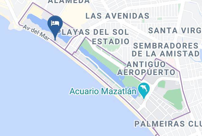 Mazatlan - Del Real Hotel & Suites Maps