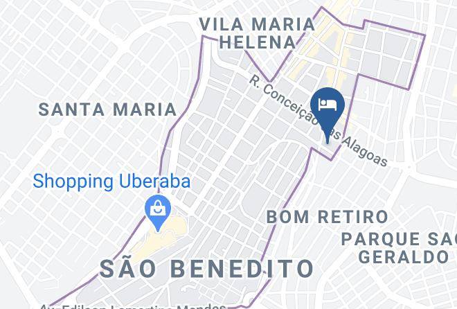 Uberaba - Del Rey Hotel Maps