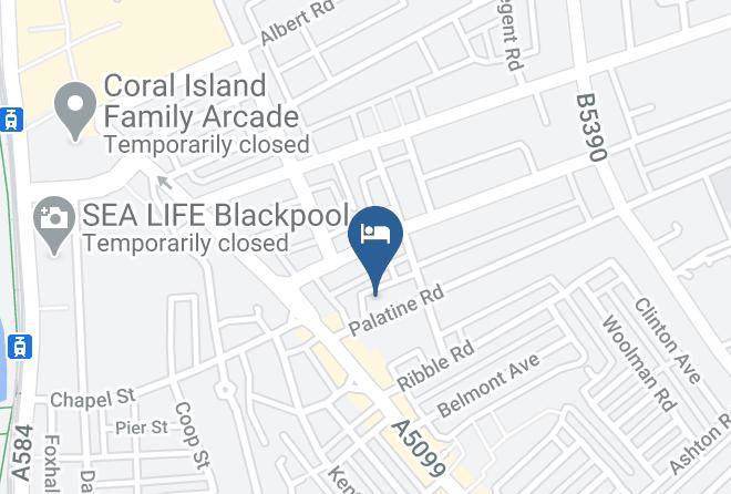 Blackpool - Del Savannah Hotel Maps