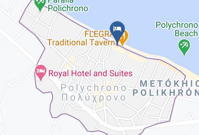 Del Soll Luxury Studio Polyhrono Map