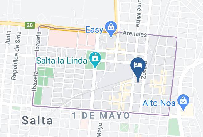 Salta - Del Vino Boutique Hotel Maps