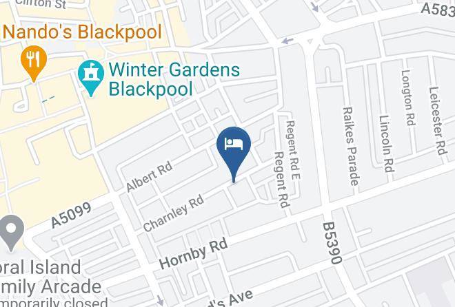 Blackpool - Delamere Hotel Maps