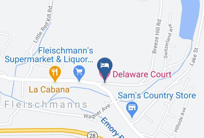 Delaware - Delaware Court Motel Maps