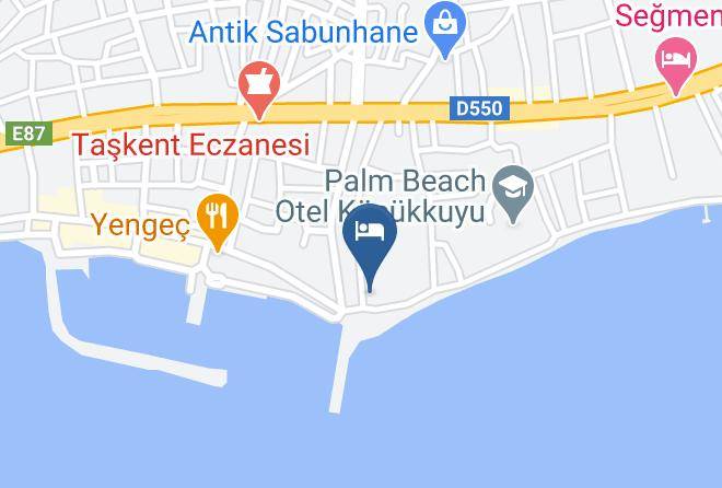 Ayvacik - Delfin Hotel Restaurant Maps