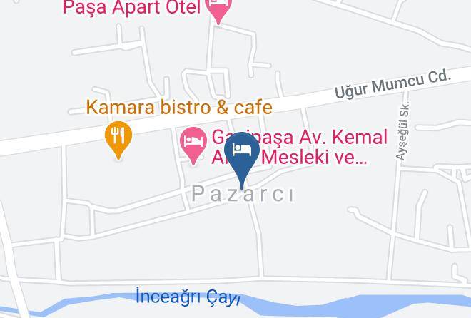 Gazipasa - Delfin Otel Maps