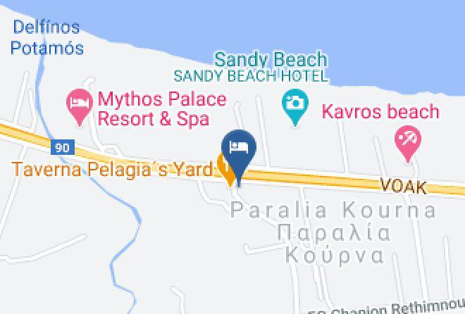 Khania - Delfina Art Resort Hotel Maps