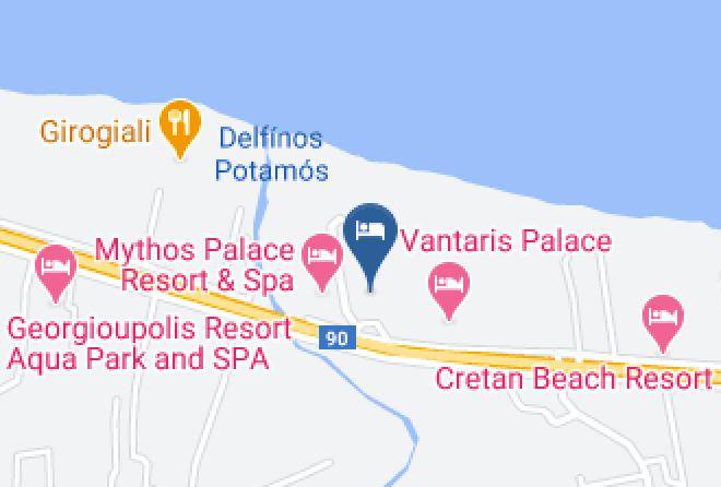 Khania - Delfina Beach Hotel Maps
