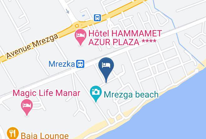 Tunisia - Delfino Beach Resort & Spa Maps