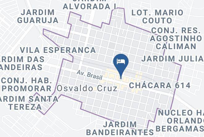 Osvaldo Cruz - Delgado Novo Hotel Maps