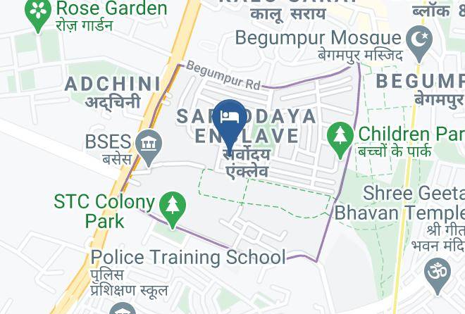 New Delhi - Delhi Bed N Breakfast Maps