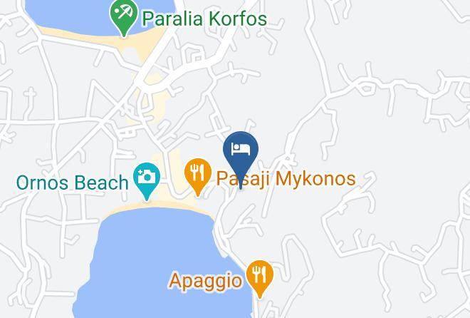 Mykonos - Deliades Hotel Maps
