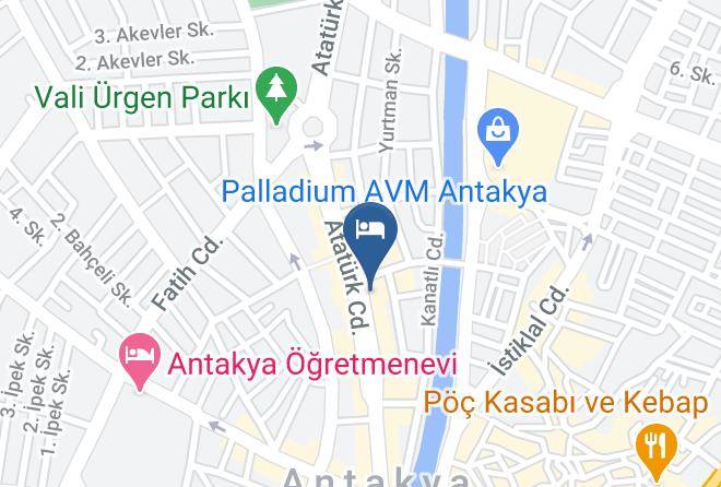 Antakya - Deliban Otel Maps