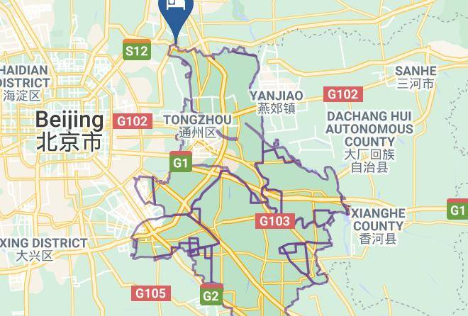 Tongzhou District - Delida Konggang Zhijia Business Hotel Maps
