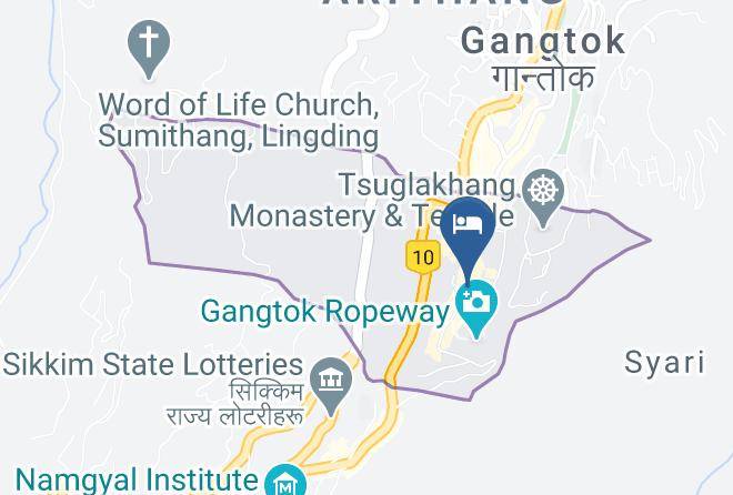 Gangtok - Delight Sushanta Awaas Maps