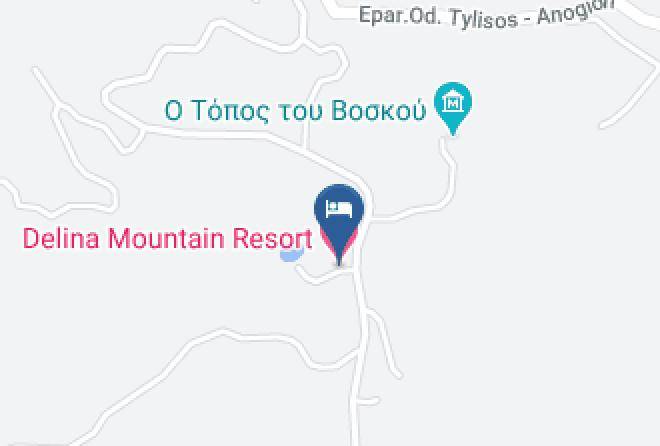 Rethimni - Delina Mountain Resort Maps