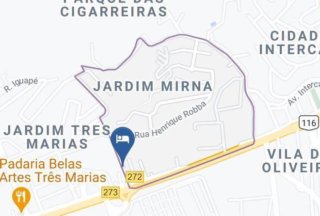 Taboao Da Serra - Delizie Motel Maps