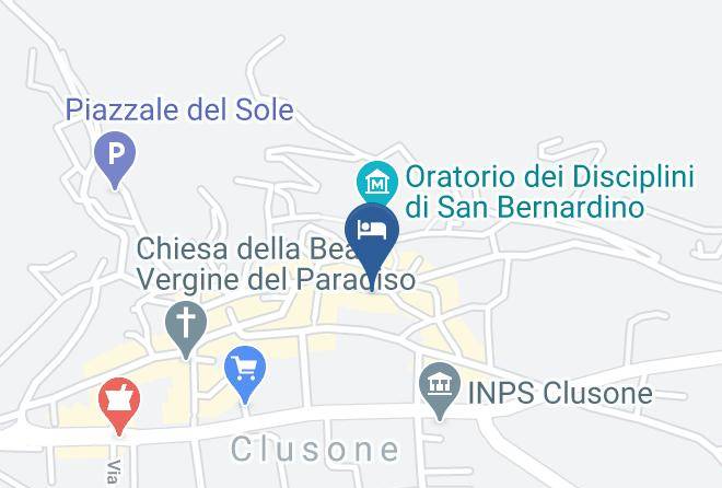 Bergamo - Dell'orologio Maps