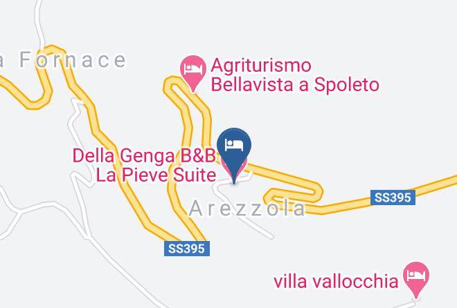 Perugia - Della Genga B&b La Pieve Suite Maps