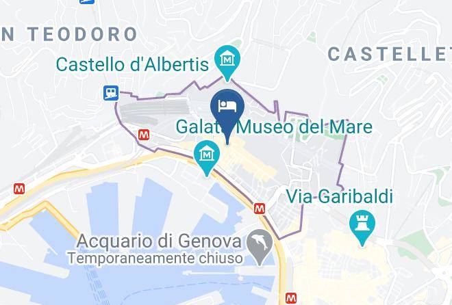 Genoa - Albergo Della Posta Maps