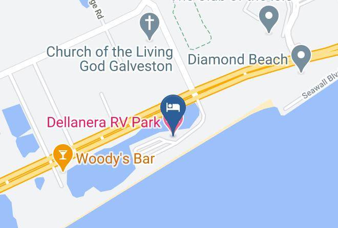 Galveston - Dellanera Rv Park Maps