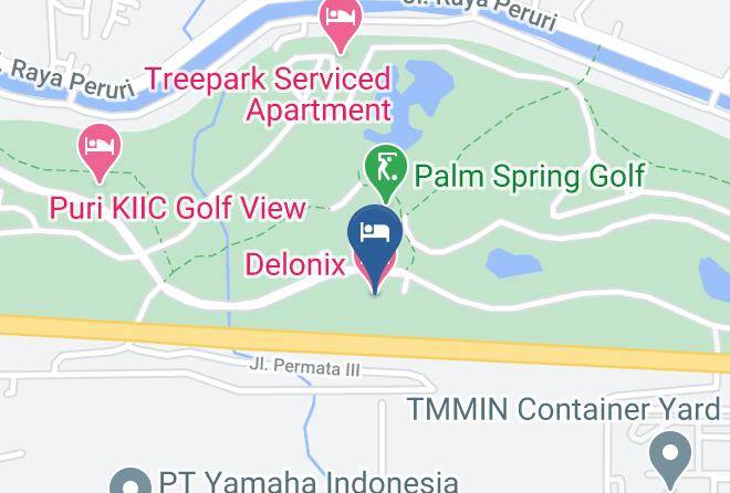 Karawang Regency - Delonix Hotel Maps